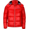 MARMOT Men’s Stockholm Jacket – 700-Fill Down Puffer with Hood and Vintage Style(Rocket Red)