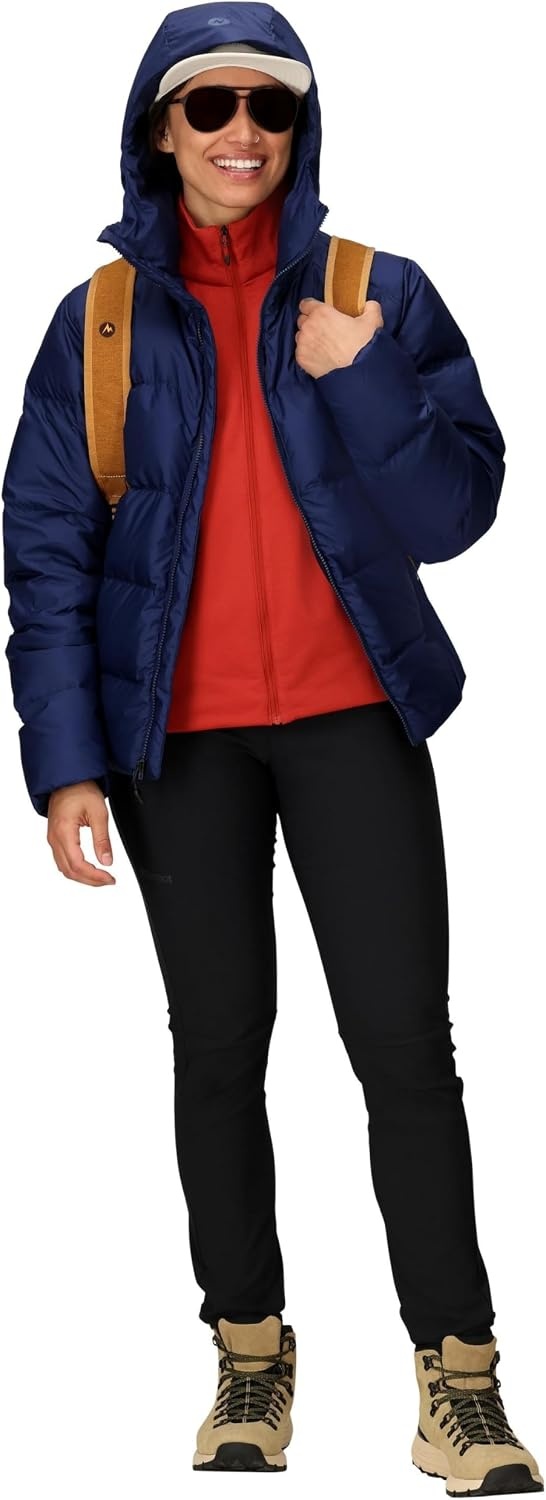 image:imageMARMOT Womens Guides Down Hoody Down Insulated Puffer JacketArctic Navy