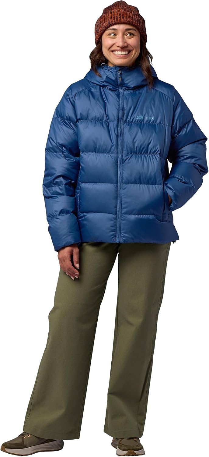 image:imageMARMOT Womens Guides Down Hoody Down Insulated Puffer JacketBlue Currant