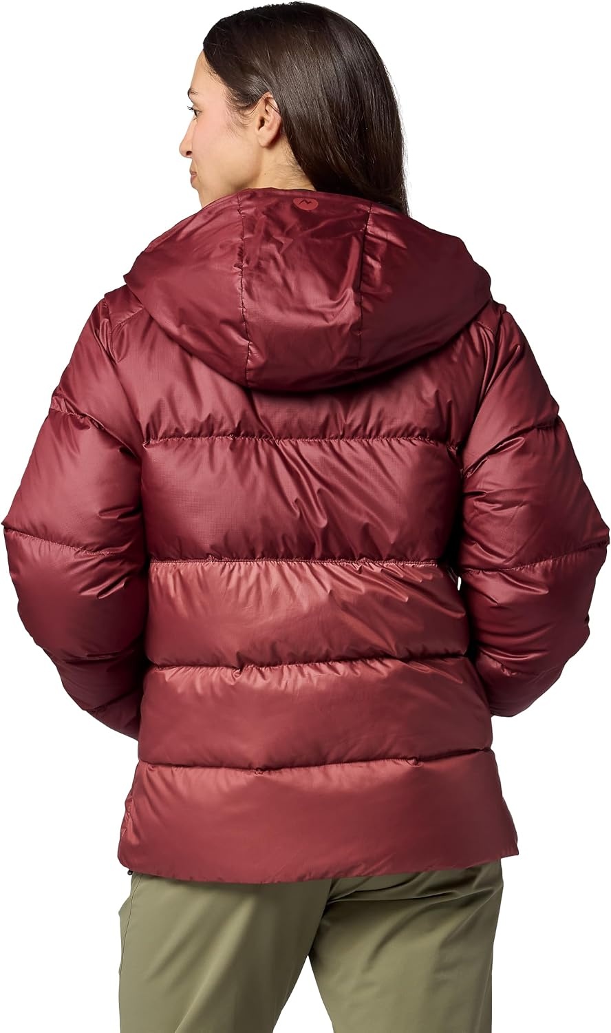 image:imageMARMOT Womens Guides Down Hoody Down Insulated Puffer JacketOxbloodPraline