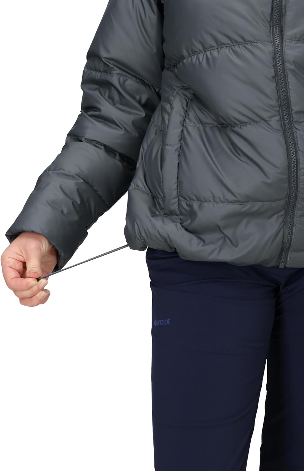 image:imageMARMOT Womens Guides Down Hoody Down Insulated Puffer JacketSteel Onyx