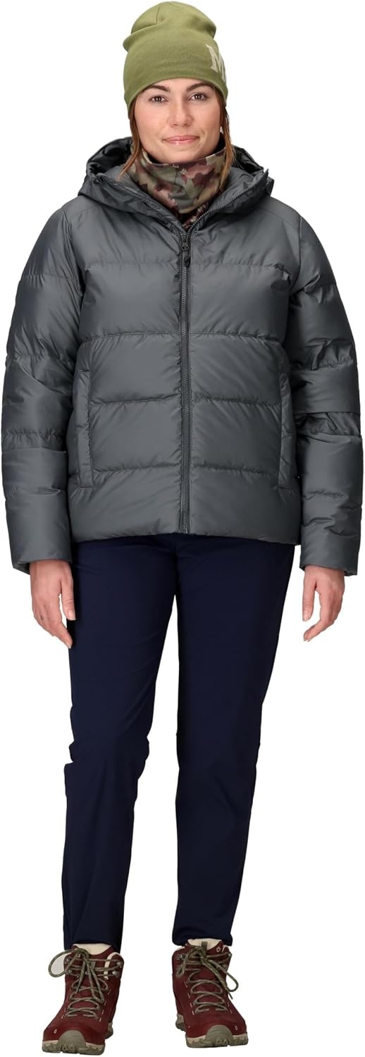 image:imageMARMOT Womens Guides Down Hoody Down Insulated Puffer JacketSteel Onyx