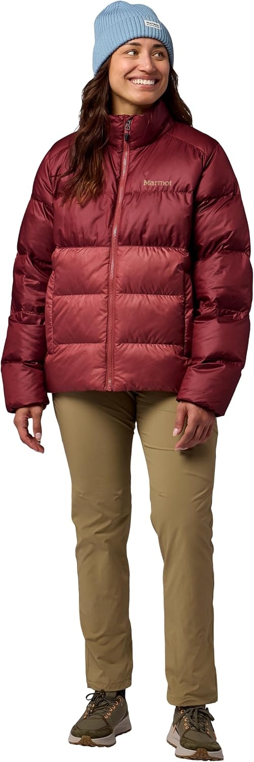 image:imageMARMOT Womens Guides Down Jacket Down Insulated Puffer JacketOxbloodPraline