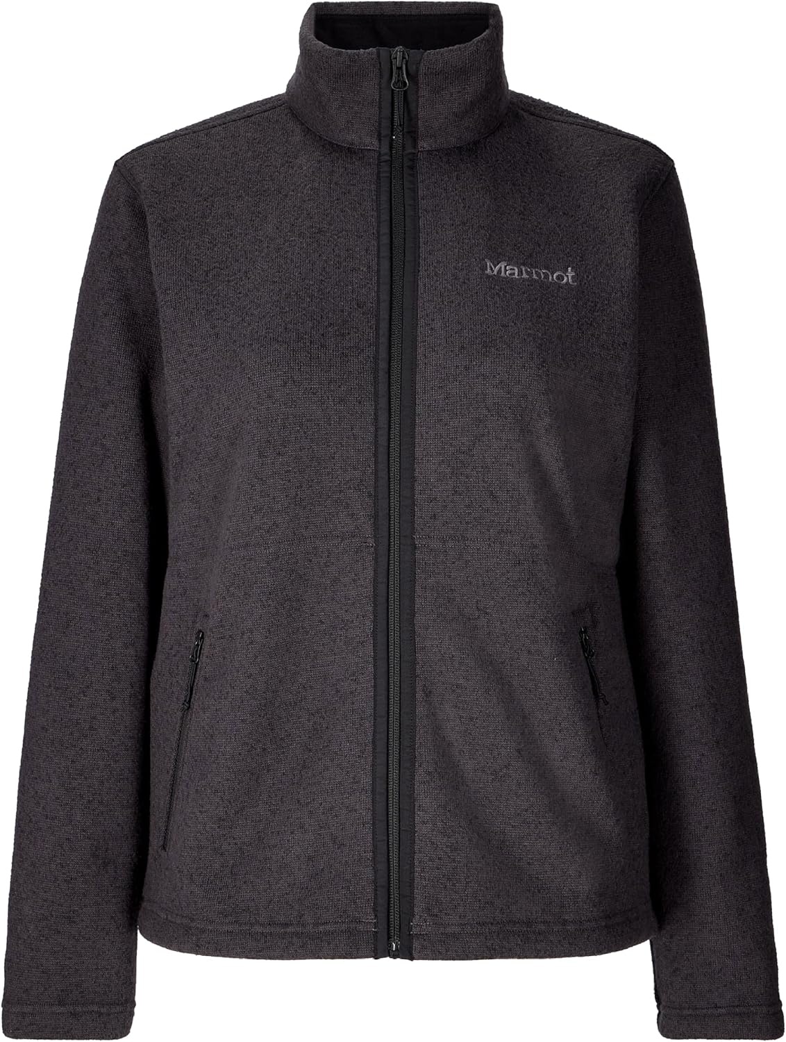 image:imageMarmot Womens Drop Line Fleece FullZipBlack Heather