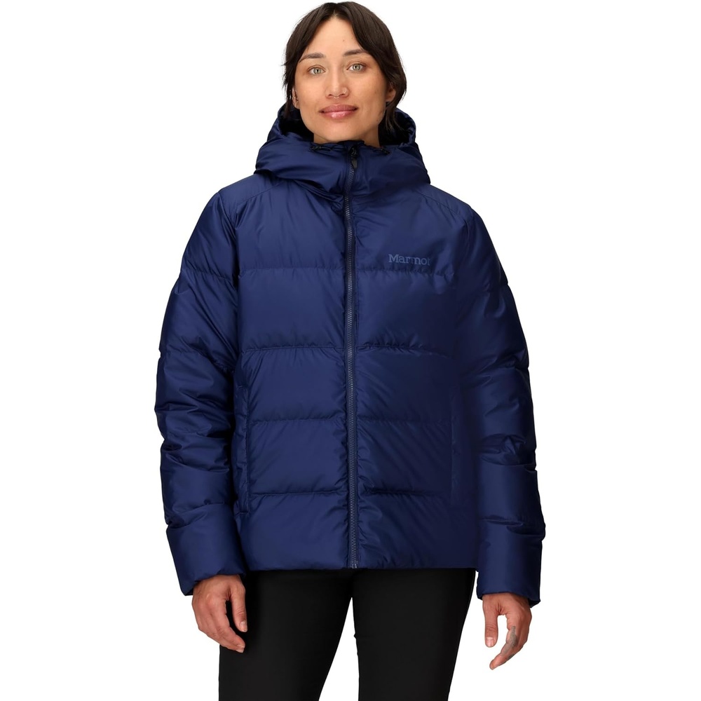 image:imageMARMOT Womens Guides Down Hoody Down Insulated Puffer JacketArctic Navy