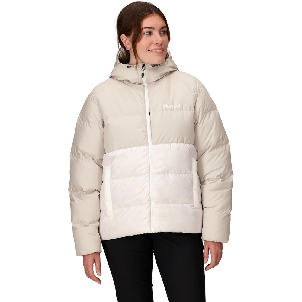 image:imageMARMOT Womens Guides Down Hoody Down Insulated Puffer JacketBirch BarkPearl