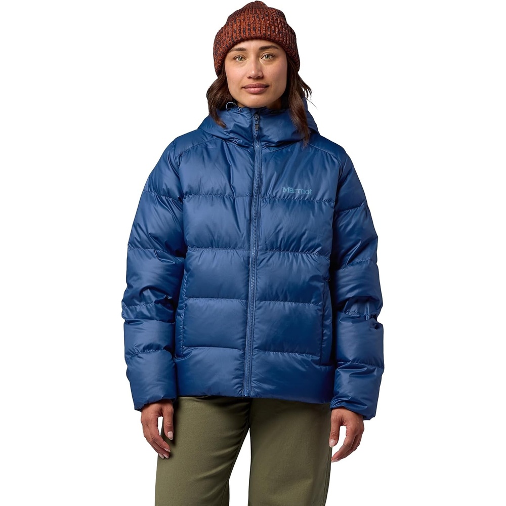 image:imageMARMOT Womens Guides Down Hoody Down Insulated Puffer JacketBlue Currant