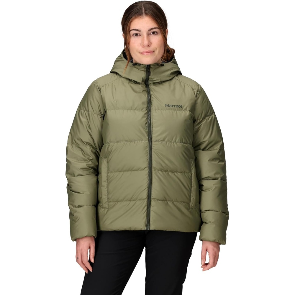 image:imageMARMOT Womens Guides Down Hoody Down Insulated Puffer JacketOlive Grove