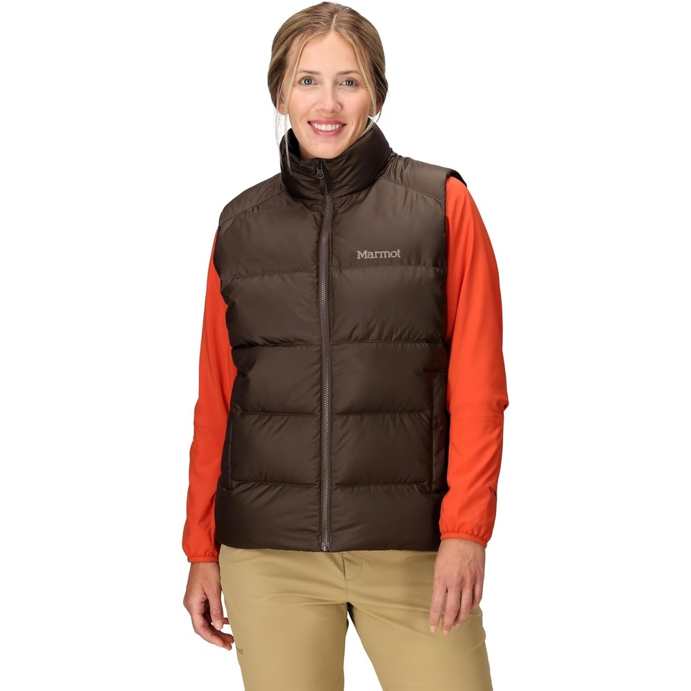 image:imageMARMOT Womens Guides Down Vest Down Insulated Puffer JacketHickory Nut