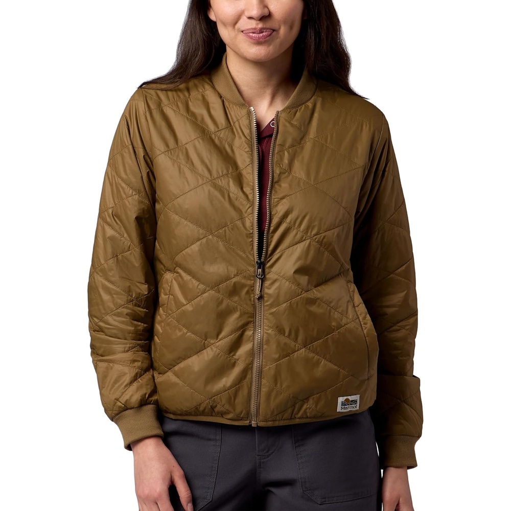 image:imageMARMOT Womens Onward Bomber JacketRustic Khaki