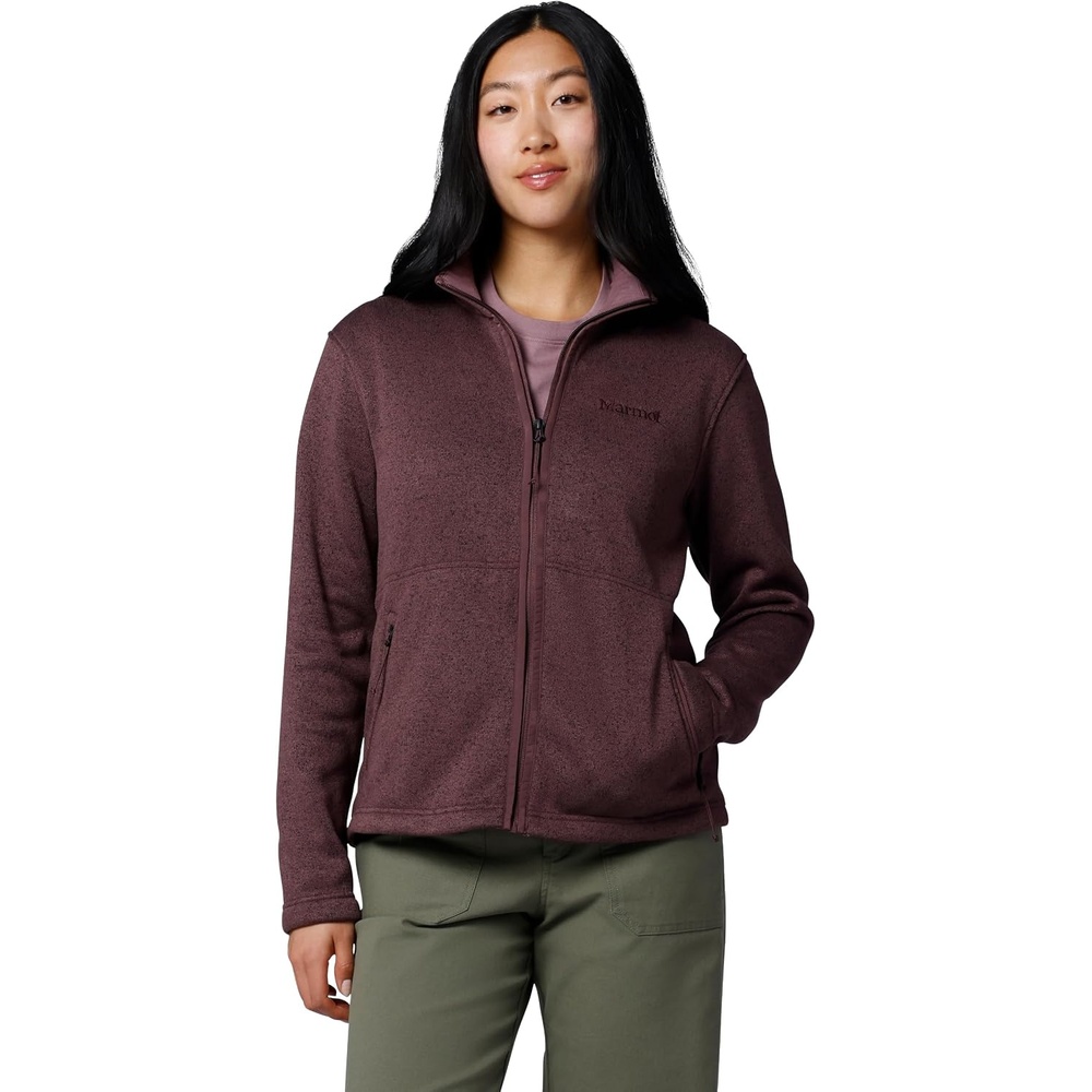 image:imageMarmot Womens Drop Line Fleece FullZipSugar Plum Heather