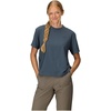 MARMOT Women’s AirExchange UPF 50 Breathable Moisture Wicking Short Sleeve Crew(Thunderhead)