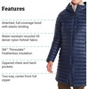MARMOT Women’s Echo Featherless Long Jacket – Lightweight, Hooded, Down-Alternative Insulated Jacket(Arctic Navy Shiny – Latest Collection)