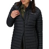 MARMOT Women’s Echo Featherless Long Jacket – Lightweight, Hooded, Down-Alternative Insulated Jacket(Black Shiny – Latest Collection)