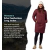 MARMOT Women’s Echo Featherless Long Jacket – Lightweight, Hooded, Down-Alternative Insulated Jacket(Soft Oxblood)