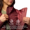 MARMOT Women’s Ramble 3-in-1 Component Jacket – Recycled Waterproof Shell with Hood and Removable Insulated Thermal R Liner(Praline)