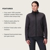 Marmot Women’s Drop Line Fleece Full-Zip(Black Heather)