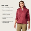 Marmot Women’s Drop Line Fleece Full-Zip(Dried Rose Heather)