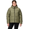 MARMOT Women’s Guides Down Hoody, Down Insulated Puffer Jacket(Olive Grove)