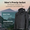 MARMOT Men’s PreCip Jacket | Lightweight, Waterproof, Black, 3X-Large