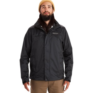 MARMOT Men’s PreCip Jacket | Lightweight, Waterproof, Black, 3X-Large